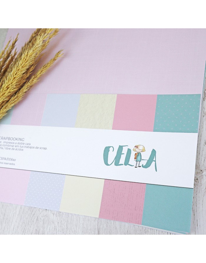 Kit solid paper Celia