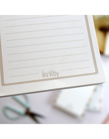 La vida es hoy XL notepad | Pe de Pepa