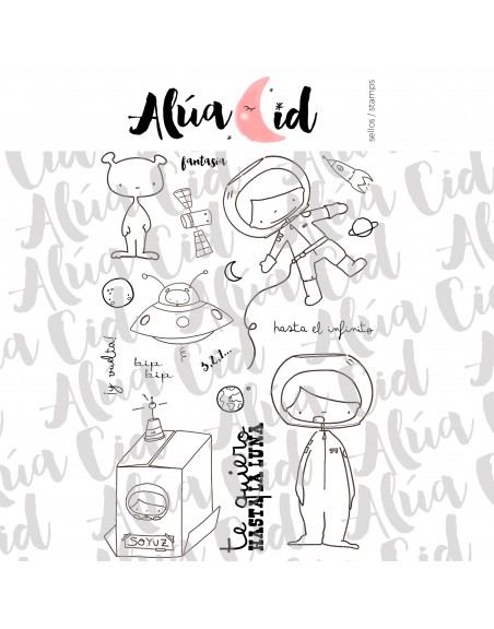 Soyuz clear stamps set | Alúa Cid