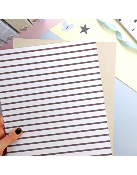 Set of 2 sheets 'Mi vida, mi viaje'