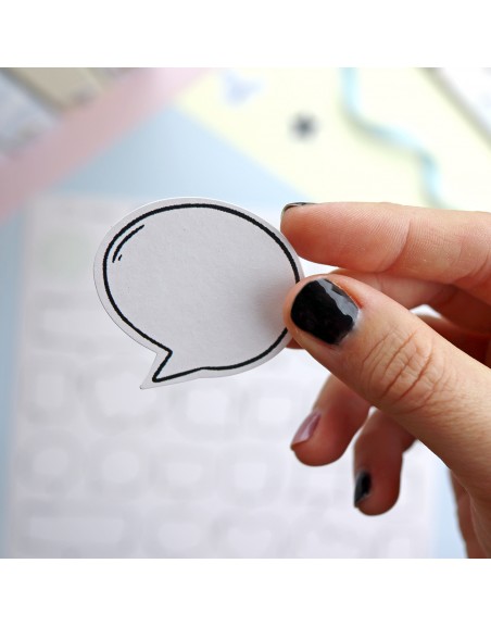 12x12" Bubbles sticker sheet