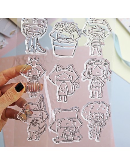 Pelele clear stamps set | Alúa Cid