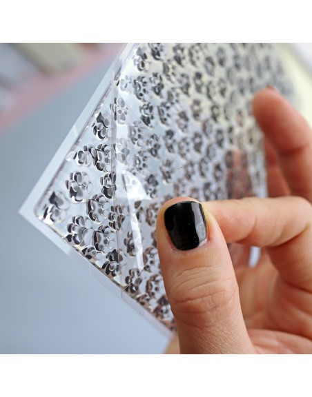 Footprint background stamp