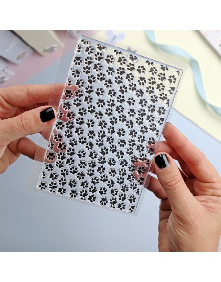 Footprint background stamp