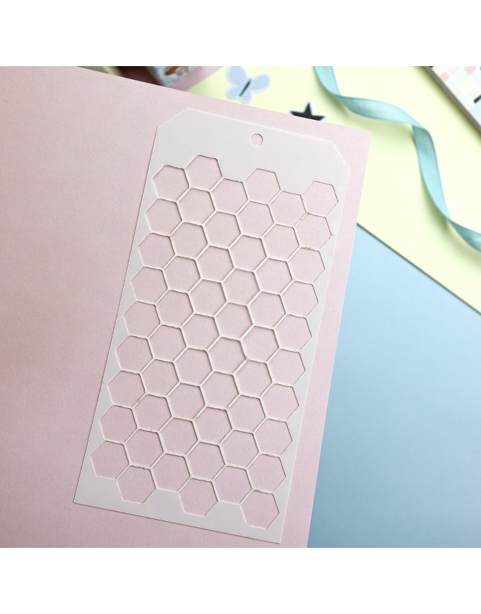 Panal stencil | Alúa Cid design