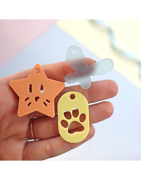 Set of 3 medallions 'Pelele'