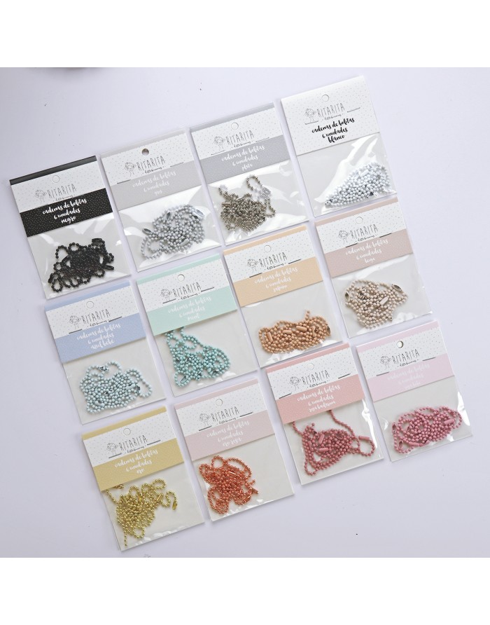 Set of 6 Blanco ball chains