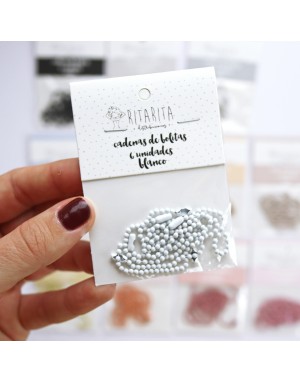 Set of 6 Blanco ball chains