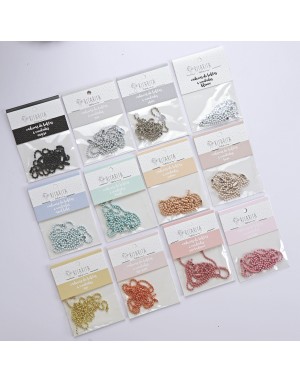 Set de 6 Azul Bebé ball chains 2