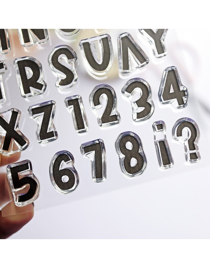 MINI Bunch ABC clear stamps set |...