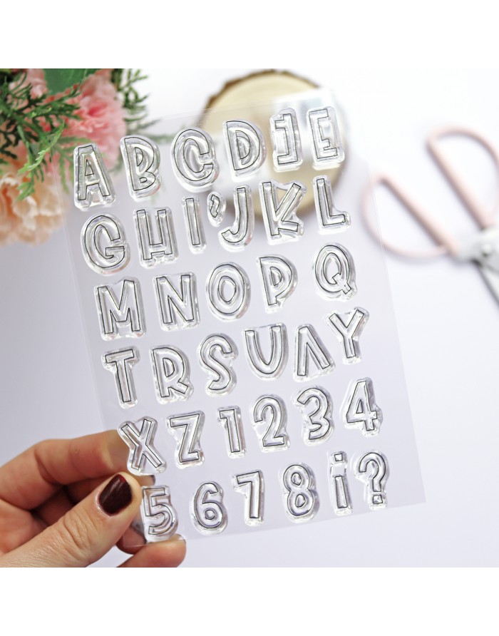 MINI Brady ABC clear stamps set |...