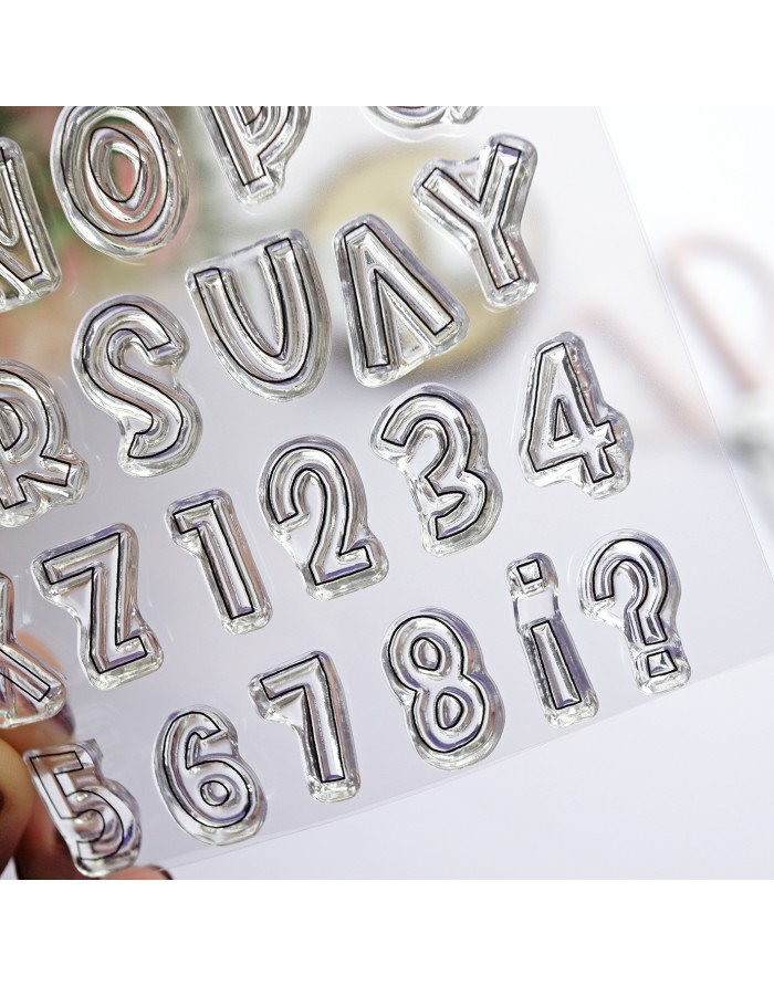 MINI Brady ABC clear stamps set |...