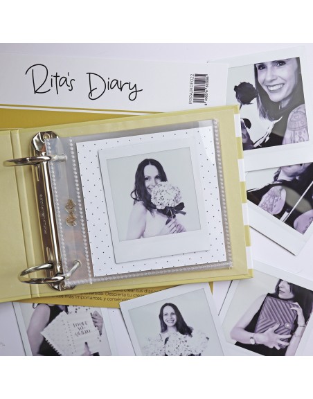 4x4" 1 pocket sleeves for Rita's Diary