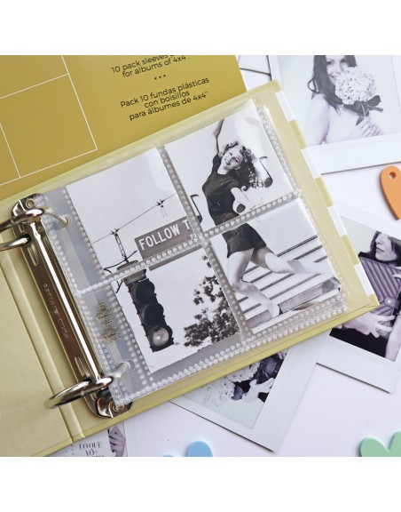 4x4" 4 pockets sleeves for Rita's Diary