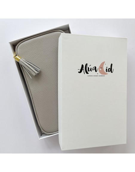 Real leather Stone pencil case