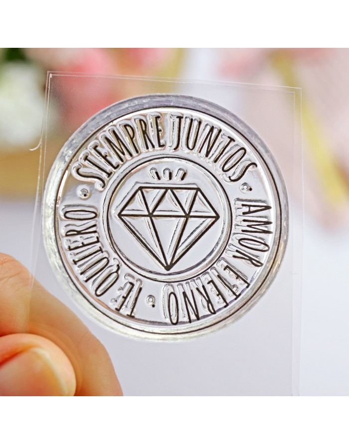 Siempre juntos clear stamp