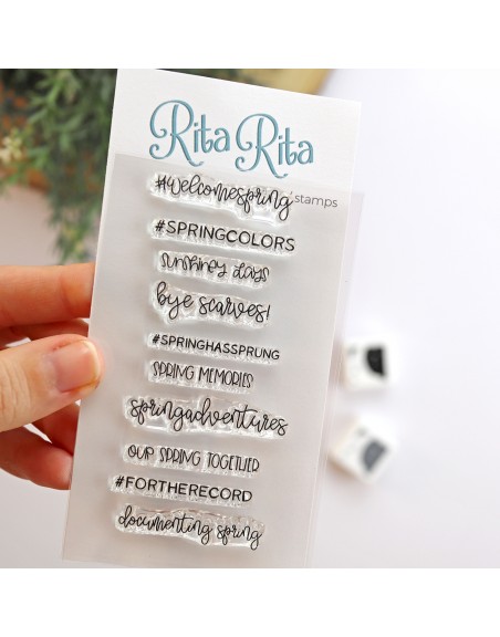 Spring Moments clear stamp | Alúa Cid