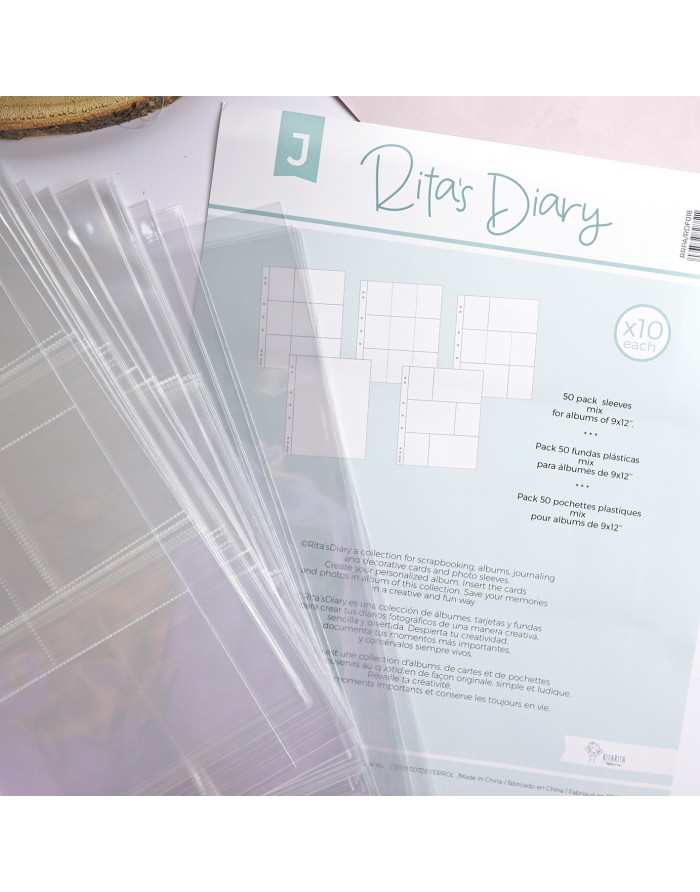 9x12" sleeves MAXIKIT Model J for Rita's Diary 9x12" sleeves MAXIKIT Model J for Rita's Diary
