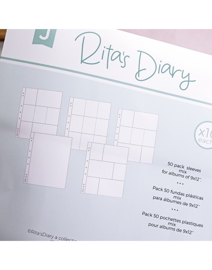 9x12" sleeves MAXIKIT Model J for Rita's Diary 9x12" sleeves MAXIKIT Model J for Rita's Diary