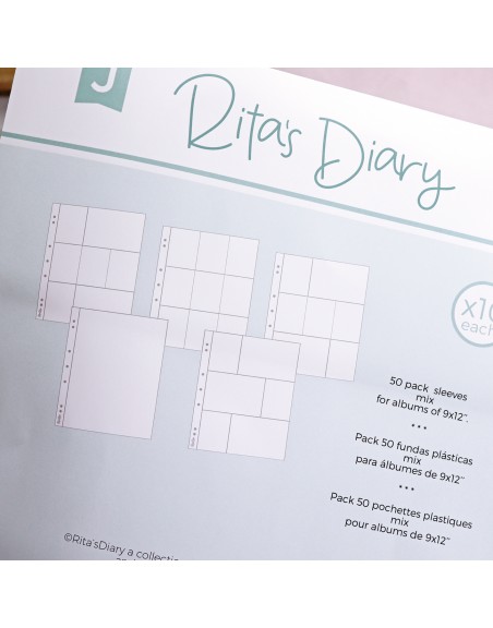 9x12" sleeves MAXIKIT Model J for Rita's Diary