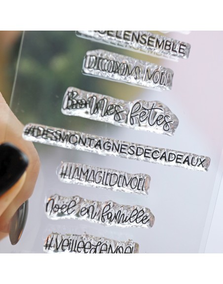 'Moments de Noël' stamp by Alúa Cid