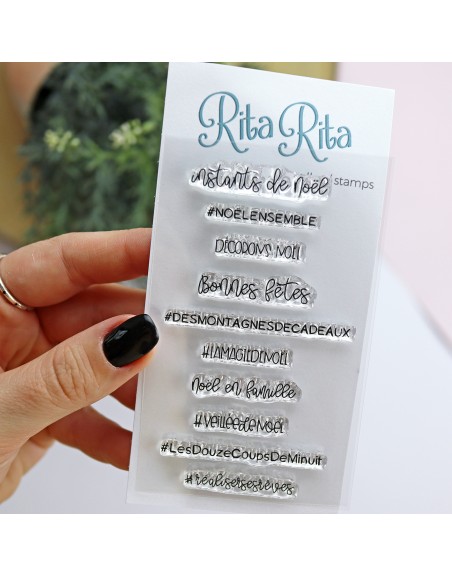 'Moments de Noël' stamp by Alúa Cid