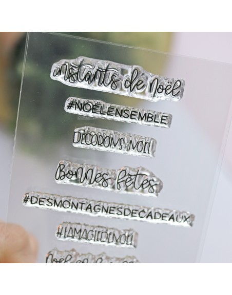 'Moments de Noël' stamp by Alúa Cid