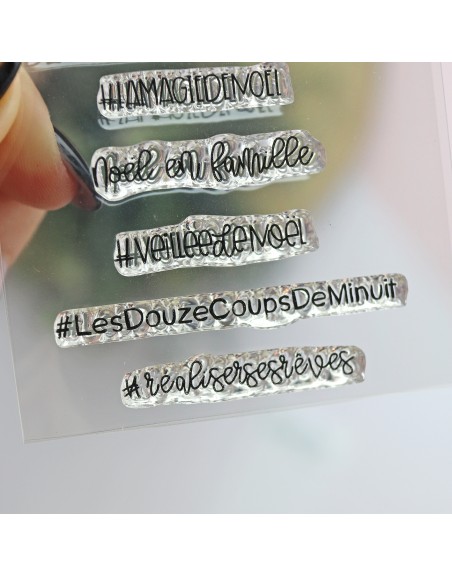 'Moments de Noël' stamp by Alúa Cid