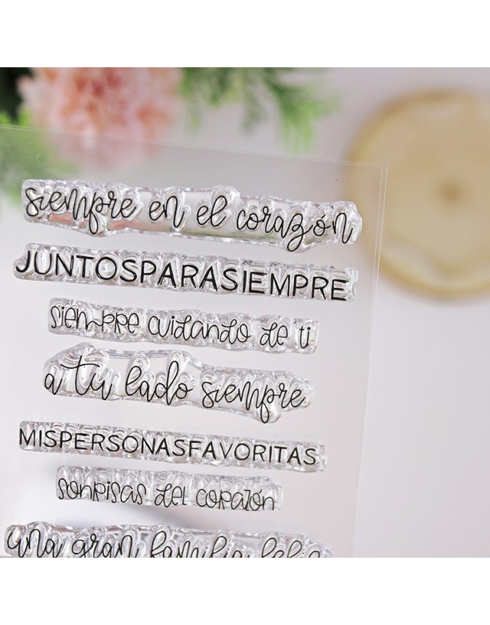 Momentos en familia clear stamps set...