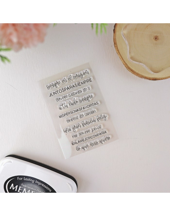 Momentos en familia clear stamps set...
