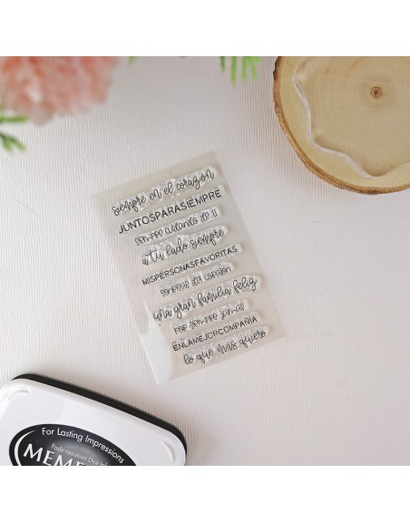 Momentos en familia clear stamps set | Alúa Cid