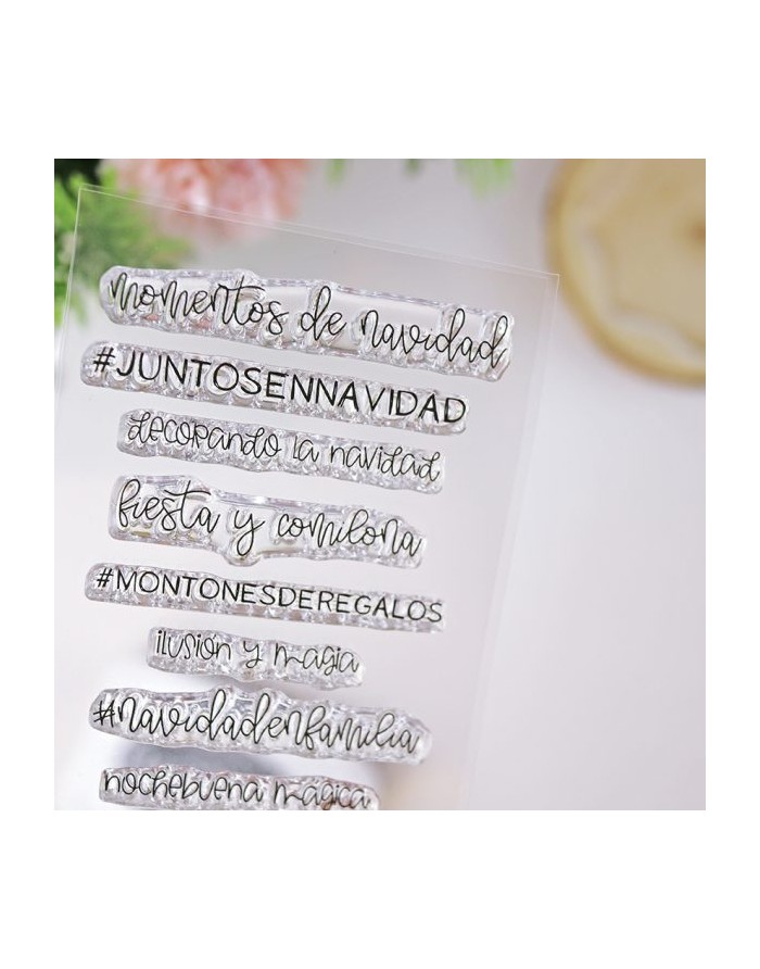Momentos de Navidad clear stamps set...