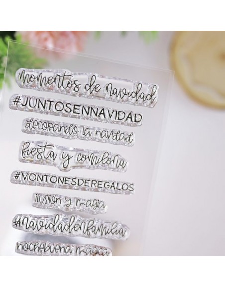 Momentos de Navidad clear stamps set | Alúa Cid