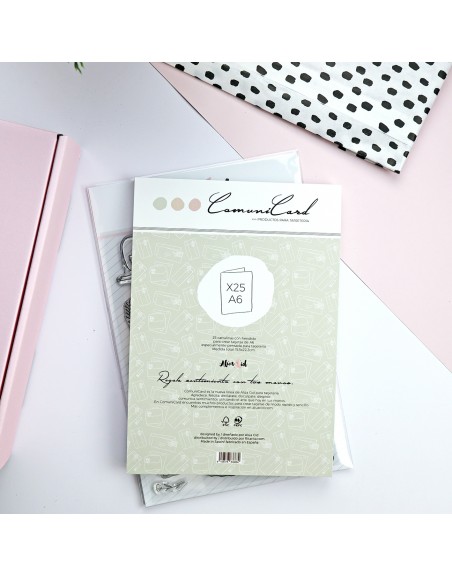 A6 card pad with cleft | ComuniCard