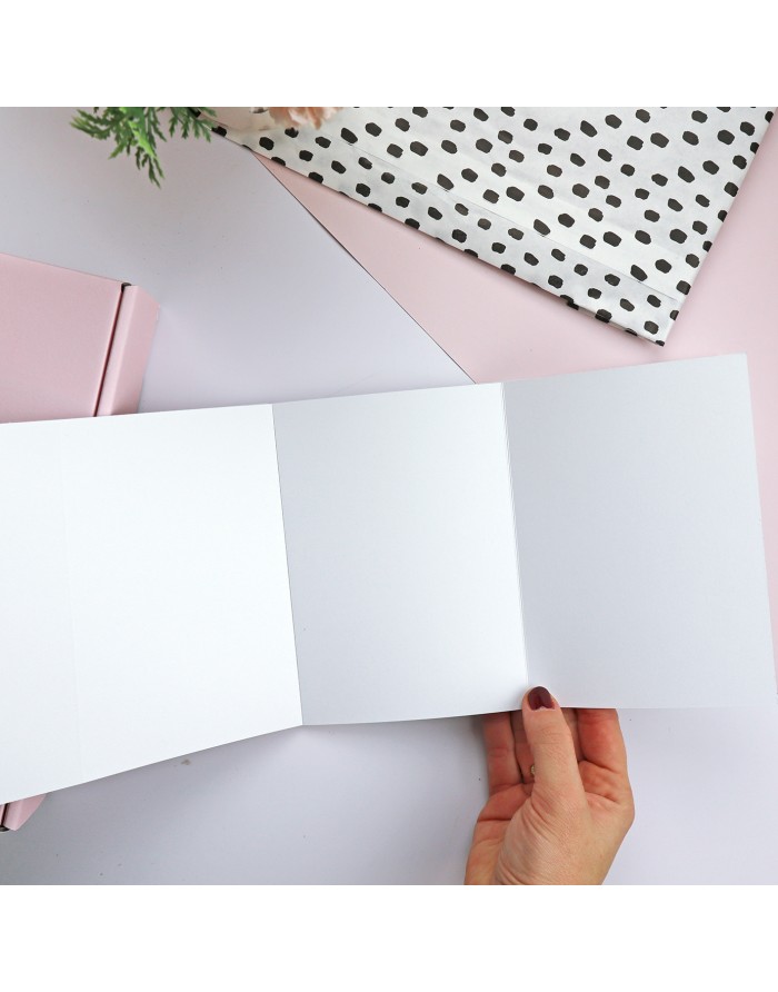 A6 card pad with cleft | ComuniCard A6 card pad with cleft | ComuniCard