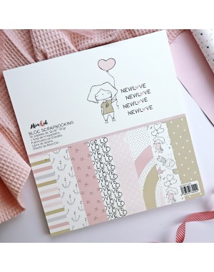 New Love 12x12" paper pad | Alúa Cid design