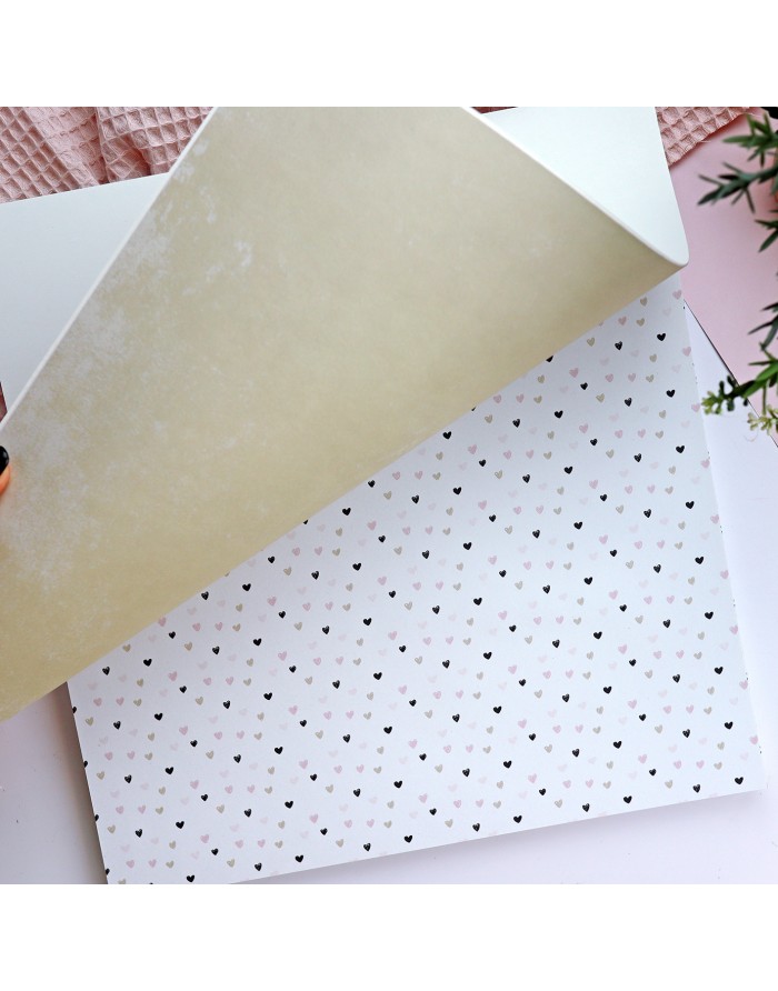 New Love 12x12" paper pad | Alúa Cid design