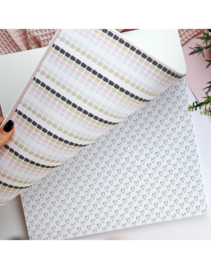 New Love 12x12" paper pad | Alúa Cid design