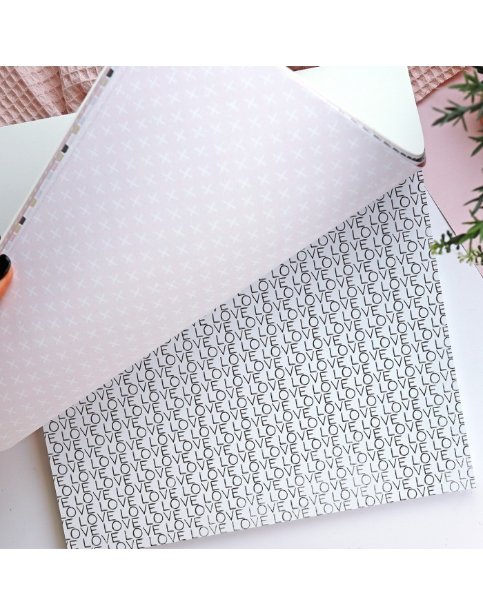 New Love 12x12" paper pad | Alúa Cid design