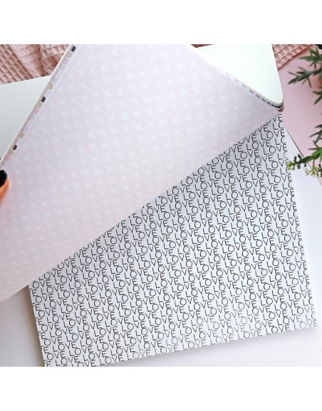 Paper pad 12x12", 'New Love'