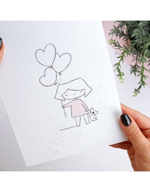 New Love 6x8" paper pad | Alúa Cid design 2