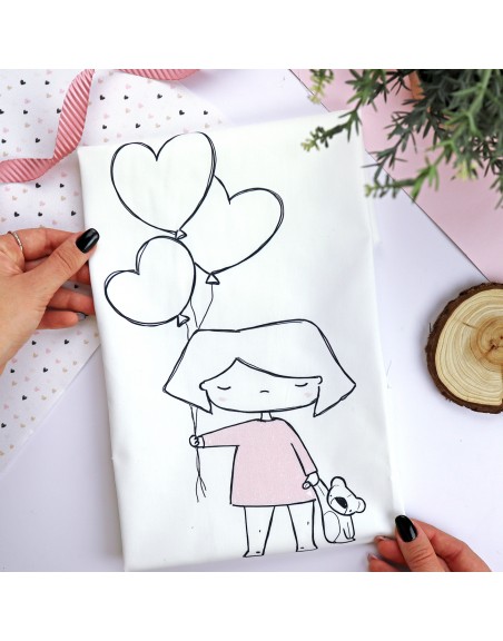 Celia Love fabric panel | We Love collection