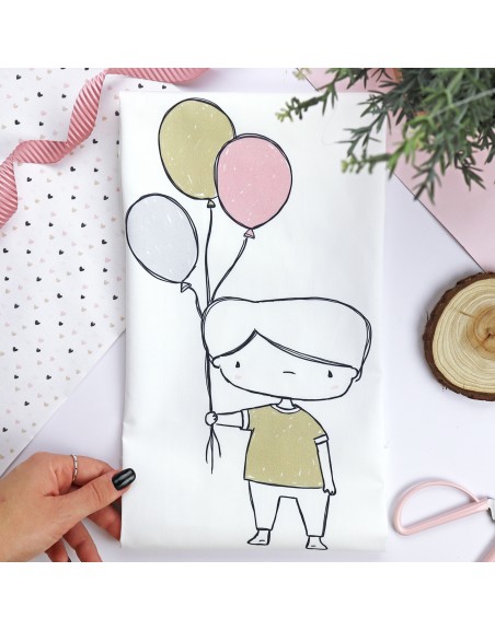 Esteban Love fabric panel | We Love collection