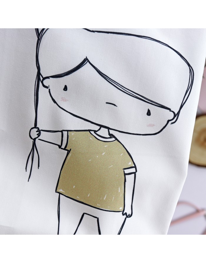 Esteban Love fabric panel | We Love collection