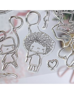 'Family Love' clear stamp & die set 2