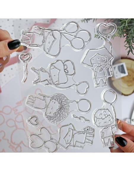 Family Love stamps & dies set | Alúa Cid