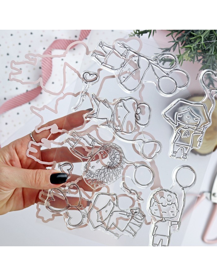 'Family Love' clear stamp & die set