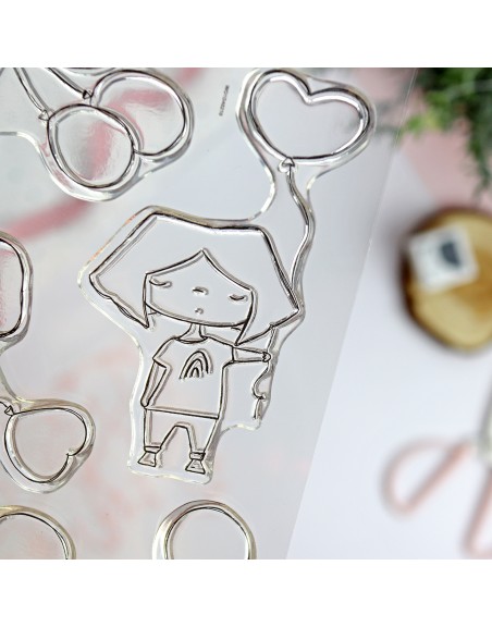 'NewLove' clear stamps set