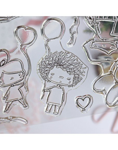 'NewLove' clear stamps set