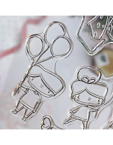 'NewLove' clear stamps set